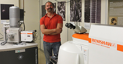 Dr Sergey Prikhodko in his laboratory.