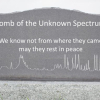 Spectrum on tomb stone