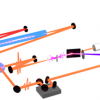 Drawing of the experimental setup