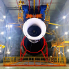 Photo of jet engine being tested